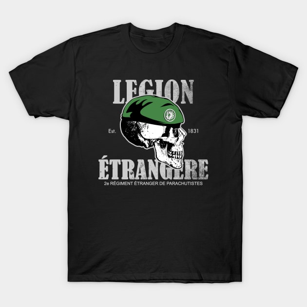 Légion Étrangère 2 REP (distressed) T-Shirt by TCP